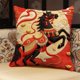 thumbnail image 1 of Uuiauoio Chinese Happy Lunar New Year Spring Festival Throw Pillow Cover, 18 x 18 Inch Year of The Horse Holiday Cushion Case Decoration for Sofa Couch Home Decor, 1 of 7