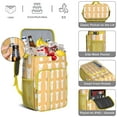 thumbnail image 3 of Funny Llama Print Backpack Cooler – Leakproof Lunch Bag with Adorable Alpaca Pattern for Travel, Camping & Work, 3 of 6