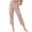 Pink, variant on Funicet Women's Casual Pants Elastic Waist High Waist Button Straight Pants with Pocket Cotton Linen