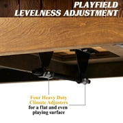 Barrington 12ft Urban Shuffleboard Table, Solid Wood Playfield, 8 Pucks