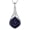 Celtic Knot Blue Sandstone, variant on Filigree Teardrop Blue Sandstone Necklace 925 Sterling Silver Irish Good Luck Pendant Jewelry Gifts for Women