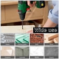 thumbnail image 6 of CIVG 10pcs Concrete Drill Bit Set 5mm Alloy Masonry Drill Bit Set Stable Carbide Tipped Tile Drill Bit Cross Head 1/4 Hex Shank Drilling Hole Bit for Concrete Cement Brick Wood, 6 of 10