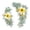 Yellow, variant on Wedding Arch Decorations Set of 2 Reusable Artificial Hanging Flowers Floral Swag - Greenery Garland for Wedding Welcome Sign Backdrop, Bridal Ceremony Reception Decoration