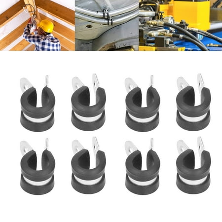 

Fugacal R Type Clamp Tube Fastener 304 Stainless Steel Thickened For Cable Fastening