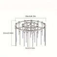 thumbnail image 1 of HLONK Stainless Steel Air Fryer BBQ Skewer Rack - Double Layer Grill Stand for Evenly Cooking Meats  Veggies & More  Multi-Functional Kitchen Tool for Healthy Cooking, 1 of 5