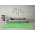 thumbnail image 3 of Ahgly Company Indoor Square Persian Emerald Green Traditional Area Rugs, 4' Square, 3 of 4