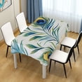 thumbnail image 3 of Yayeee Tablecloths for Rectangular Tables 54 x 72 inch Party Table Cover, Peacock Feather, 3 of 6