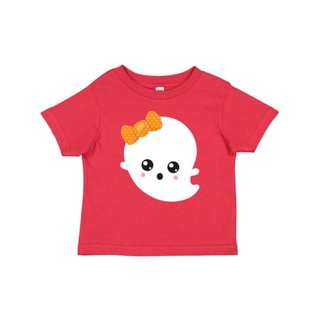 

Inktastic Halloween Ghost Ribbon Bow Trick or Treat Boo Gift Baby Girl T-Shirt