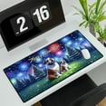 thumbnail image 3 of Happy New Year Bulldog Family Cheer Winter Midnight Firework Desk Mat Full Keyboard Mouse Pad Dog Lover Gifts Idea Large Mousepad - 02025, 3 of 5