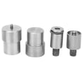 thumbnail image 1 of Molde de troquel de botón a presión de 4 piezas, kits de repuesto de acero inoxidable para 651/633/831, plateado, 1 of 8