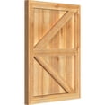 thumbnail image 5 of 21 1/2"W X 28"H Timbercraft Four 5 3/8" Boards Framed Board-N-Batten Shutters W/Z-Bar, Rough Sawn Western Red Cedar (Per Pair), 5 of 13
