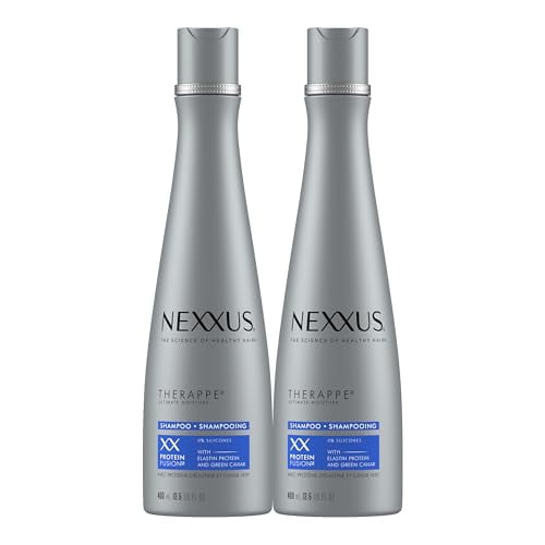 Nexxus Therappe Shampoo Ultimate Moisture 2 Count for Dry Hair Silicone-Free 13.5 oz