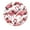 FFclock005, variant on ZXCXRQFa Watercolor Rose Flower Grey Spring Clock Wall Decor Battery Operated Floral Clocks Spring Wall Clocks Round Desk Clock 10 in Non Ticking Analog Bathroom Clocks