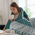 thumbnail image 5 of City Classic Football Blanket Football Decor Throw Blanket Football Fans Gifts Super Warm Soft Cozy Plush Lightweight Flannel Fleece Travel Bedding Blanket for Couch Kids Adults Women Man 50"X40", 5 of 6