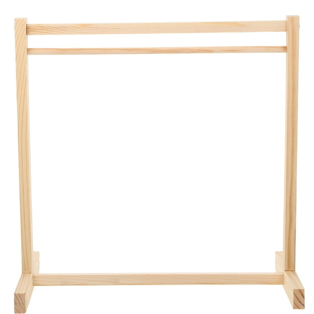 Perchero de madera para colgar ropa de muñecas, creativo, para el hogar