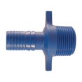 thumbnail image 1 of Blue Twisters 4814935 0.75 in. Insert x 0.75 in. Dia. MPT Polypropylene Male Adapter, Blue, 1 of 1