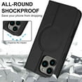 thumbnail image 4 of PU Leather Flip Window Support Wireless Charging Case for Apple iPhone 12 13 14 15 16 Pro Max 12Mini 13Mini 14Plus 15Plus 16Plus, 4 of 11