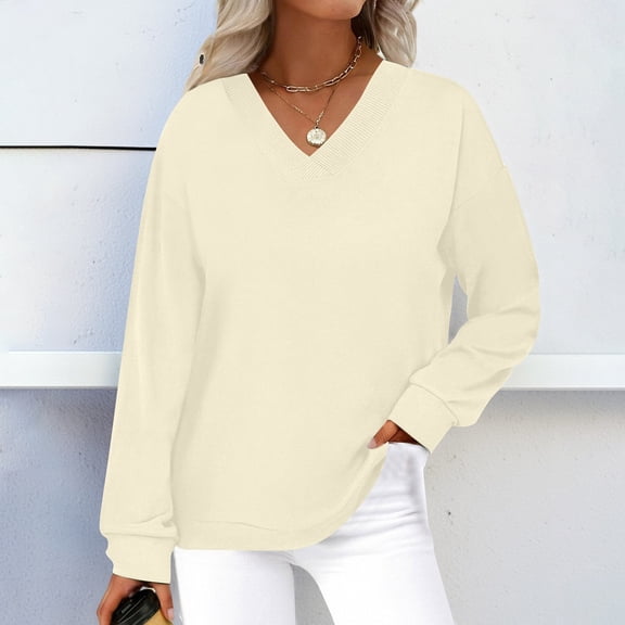 FDGIU Women's 2025 Plus Size Sweatshirts - Oversized Crewneck Pullover, Long Sleeve Loose Fit Tunic Sweatshirts for Fall Comfy Outfits