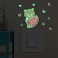 thumbnail image 6 of Glow in the Dark Valentine's Day Stickers for Window Door Wall, Multicolor Decal Set for Home Shop Decor, Removable Atmosphere Decoration, 6 of 6