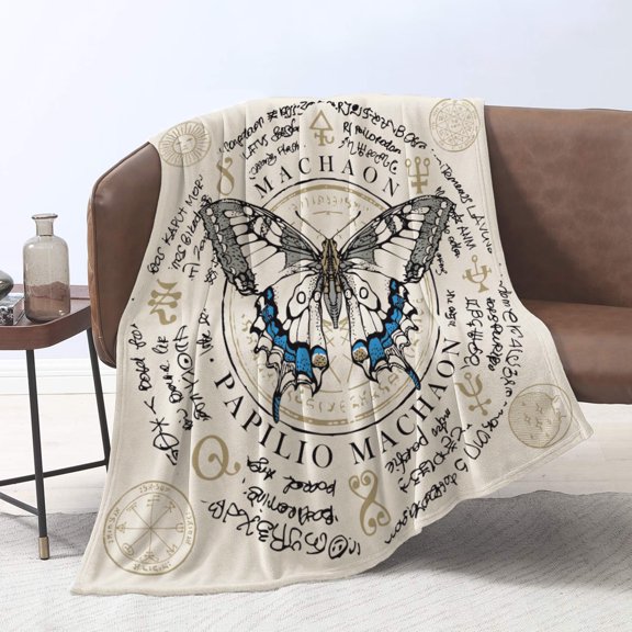 Unique Print Blanket Throw Comfortable Warm Velet Plush Fluffy Throw Blanket Perfect Gift for Couch Sofa or Bed 50"(Width) x 80"(Length)