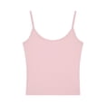 thumbnail image 5 of FDGIU Women's 2026 Summer Thin Spaghetti Strap Scoop Neck Crop Tank Top, Solid Slim Fit Sleeveless Camisole Top for Layering Daily Wear, 5 of 5