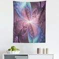 thumbnail image 1 of Trippy Tapestry, Purple and Blue Flower Vortex Abstract Flourish Design Ornament, Fabric Wall Hanging Decor for Bedroom Living Room Dorm, 5 Sizes, Cadet Blue Dried Rose, by Ambesonne, 1 of 1