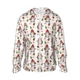 thumbnail image 1 of Fotbe Merry Christmas Santa Chaqueta con Protección Solar UPF 50+ para Hombre y Mujer, Camisa con Capucha y Bolsillos-Small, 1 of 7