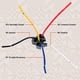 thumbnail image 2 of Paquete de 6 kit de relé de 5 pines estilo Bosch de 12 V [soporte de enchufe de arnés de bloqueo] [cables calientes de 14 AWG] [SPDT] [30/40 amperios] relé automático, 2 of 3