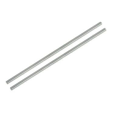 Uxcell 2pcs Linear Motion Rods 8mm x 320mm (0.31 x 12.6 Inches) Case Hardened Chrome Plated Round Guides for 3D Printer