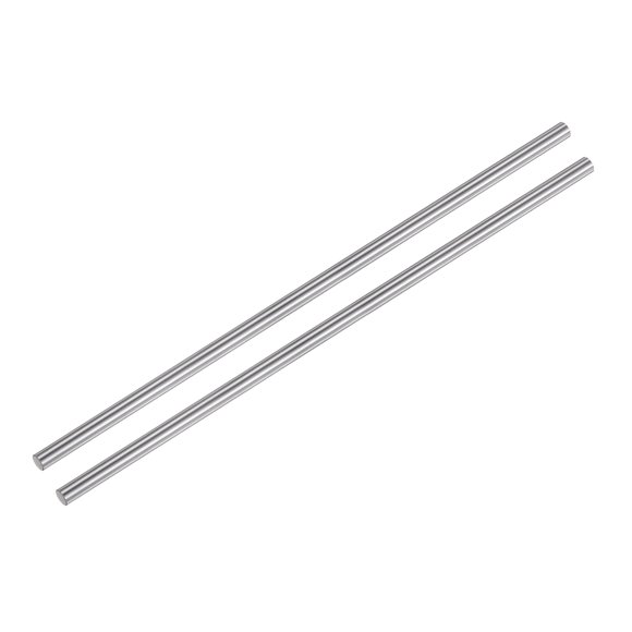 Unique Bargains 2pcs Linear Motion Rods 8mm x 300mm (0.31 x 11.81 Inches) Case Hardened Chrome Plated Round Guide for 3D Printer