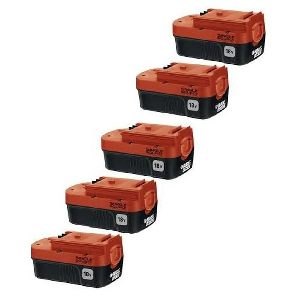 Black & Decker 24476000 HPB18OPE 18 volt NiCad single source battery (5 Pack) Black & Decker 24476000 HPB18OPE 18 volt NiCad single source battery (5 Pack)