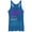 Royal Blue Heather, variant on Women's CHIN UP 4th of July Sweet Tea and Liberty Racerback Tank Top Royal Blue Heather X Large