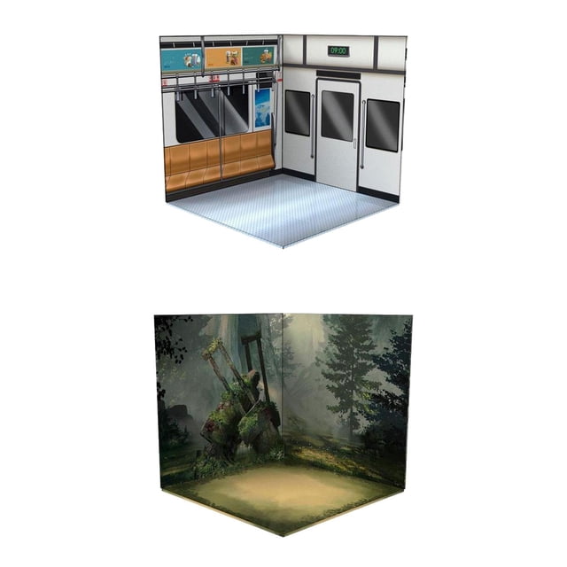 HILABEE Vitrine de Fond Métro Forêt