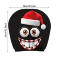 thumbnail image 2 of AJKHSAHDFJ Ghost Face Headrest Covers, Scary Face Printing Auto Seat Universal Elastic Models Headrest Protector,Black,A, 2 of 7
