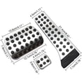 thumbnail image 2 of Juego de fundas para pedales de coche Zoomto, aluminio antideslizante, para Mercedes-Benz, 2 of 7