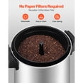 thumbnail image 3 of KFFKFF Commercial Coffee Urn, 30 Cup 152oz Hot Beverage Dispenser with Dripless Faucet, 1090W Quick-Brewing Coffee Maker, Automatic Temperature Control, 3 of 9