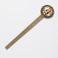 thumbnail image 2 of Thanksgiving leaves Bookmarks: Lace Bookmark in Antique Bronze - Gift for Readers and Book Lovers, 2 of 5
