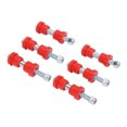 thumbnail image 1 of Cart Rear Leaf Spring Bushing Kit, High Grade Polyurethane Material with Metal Sleeve Kits for EZGO TXT Medalist 1994-Up, 6 Springs, 12 Bushing Kits, 4 Arm Bolts, 4 Lock Nuts, 2, 1 of 7