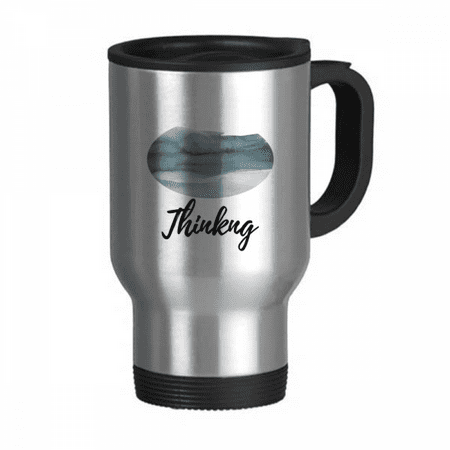 

Ink s Art Pattern Travel Mug Flip Lid Stainless Steel Cup Car Tumbler Thermos