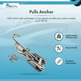 thumbnail image 5 of MARINE CITY Anchor Chain Tensioner, 316 Stainless Steel, 8-1/4 x 1-3/8 Inch, Cam Action Creates Up to 200 lb Tension, Fits Anchors Up to 90 lb, for Boats and Yachts Pack of 1, 5 of 8