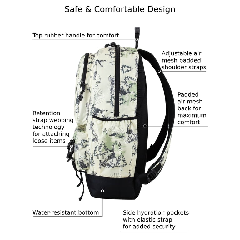 Lexington Laptop Backpack, Deer Print photo 7