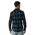 thumbnail image 3 of Chaps Men's & Big Men's Long Sleeve Stretch Button Down Flannel Shirt, 3 of 5