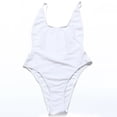 thumbnail image 5 of Cathalem Swimsuit Tummy Control Swimwear Bathing Suit,White XL, 5 of 5