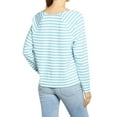 thumbnail image 3 of Sherrylily Women Casual Crew Neck Striped Long Sleeve T Shirt Tops Lightweight Pullover, 3 of 3