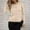 *Beige, variant on ClodeEU Women's Lightweight Crewneck Cardigan Sweater ,Classic Long Sleeve Button Down Knit Cardigan Beige,Womens Plus XL