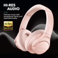 thumbnail image 3 of Soundcore Life Q20 Auriculares híbridos con cancelación activa de ruido, auriculares inalámbricos Bluetooth sobre la oreja, tiempo de reproducción de 60 horas, audio de alta resolución, graves profund, 3 of 5