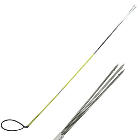 Hybrid Hawaiian Sling 9' Travel Spearfishing 3-Piece Pole Spear 3 Prong