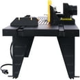 thumbnail image 6 of Power Router Table, Electric Benchtop Router Table with Retractable Guard Fence Rustproof Router Kit Wood Working Craftsman Tool Multifunctional Fence Router Table, 6 of 7
