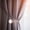Rose Gold, variant on U Shaped Curtain Holdbacks, Curtain Tiebacks Hooks with Clear Crystal Ball, Curtain Tie Backs Wall Mounted Metal Drapery Pull Backs Tassel Curtain Holders for Drapes, Home, Gold