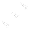 thumbnail image 4 of serony Crochet en Acier Inoxydable Portable Ergonomique Réutilisable Aiguilles à Tricoter Accessoires Long et Court 3Set, 4 of 6